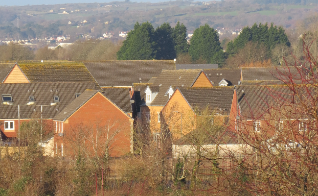 Housing estate in Llanelli