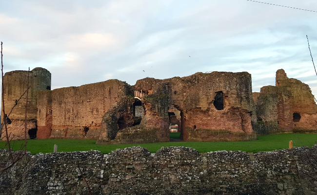 Rhuddlan castle ruins