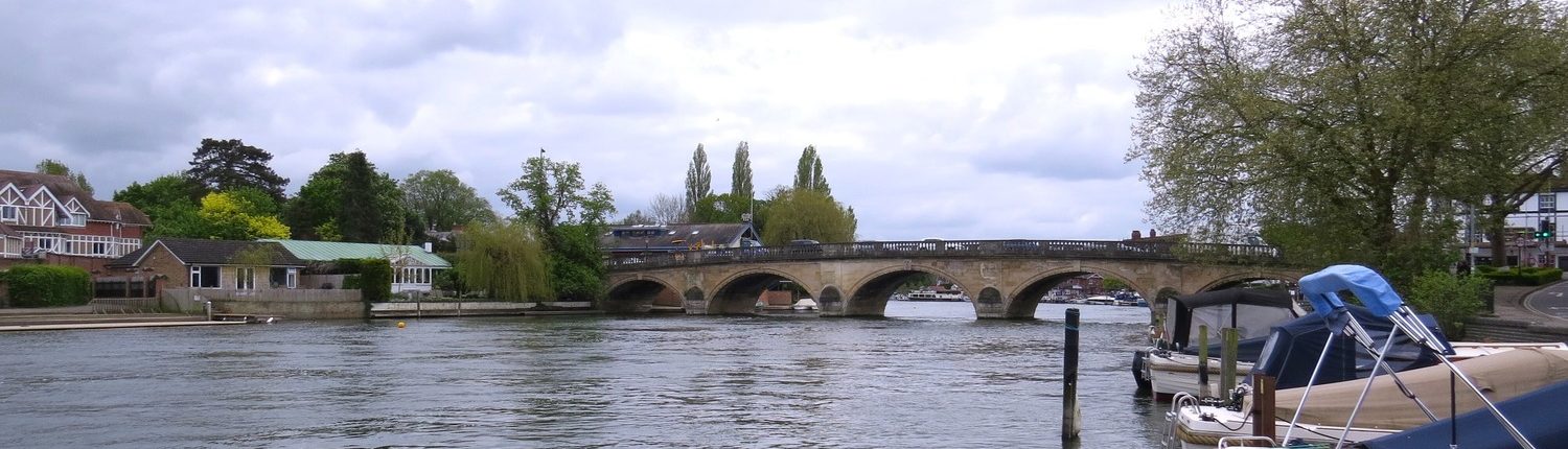 Properties overlooking Henley Bridge.